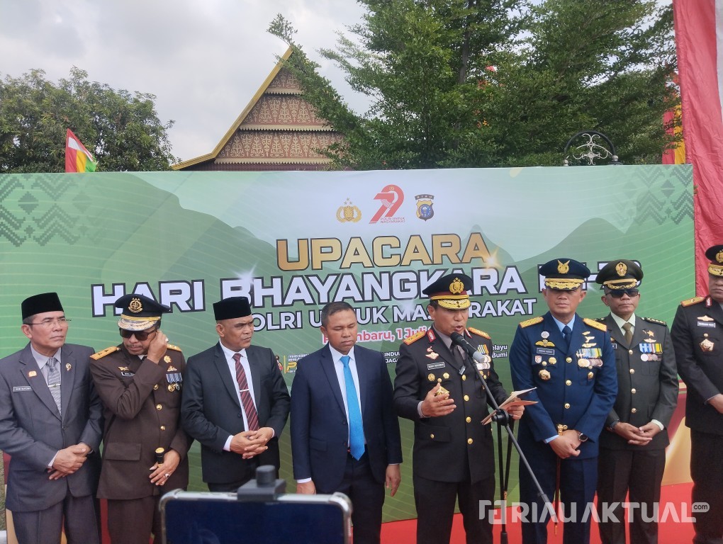 Hari Bhayangkara ke-79, Kapolda Riau Ajak Semua Elemen Bangun Pelayanan Berkeadilan
