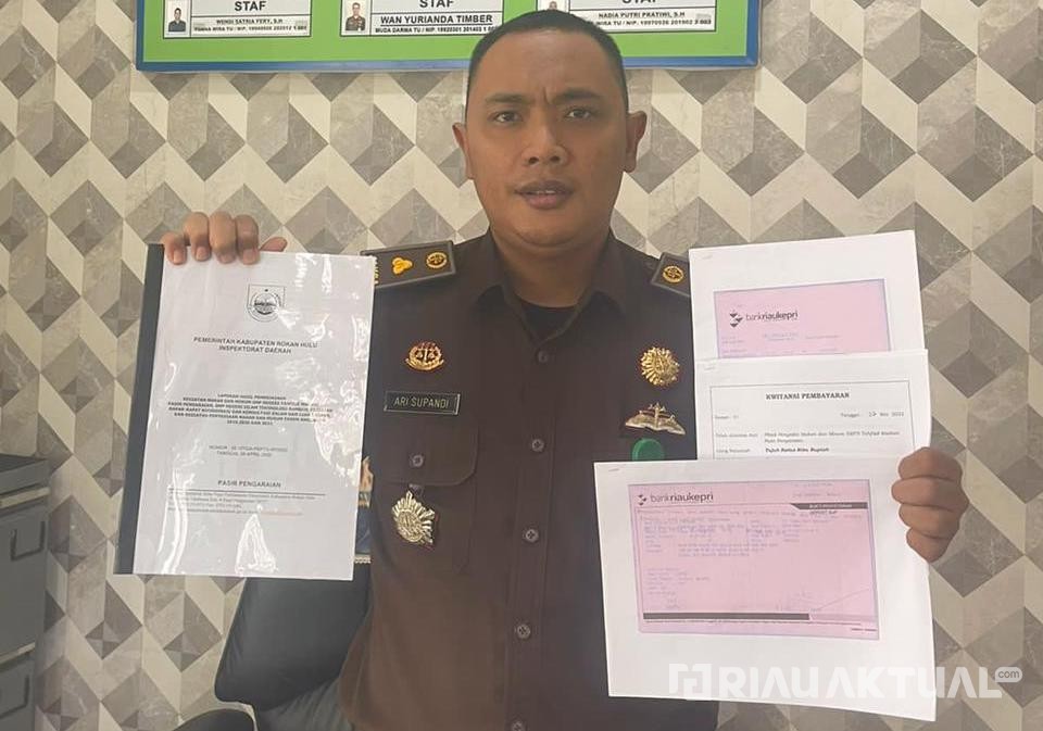 Usut Korupsi di Dispora, Kejari Rohul Terima Pengembalian Uang Ratusan Juta