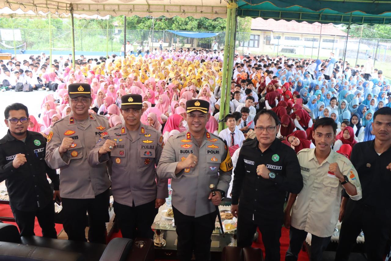 Kapolres Rokan Hulu Gelar Cooling System dengan Mahasiswa UPP untuk Wujudkan Pilkada Aman dan Kondusif