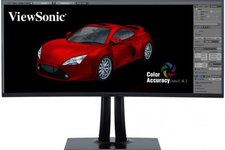 Monitor Layar Lengkung ViewSonic Dijual Rp 22 Juta di Indonesia