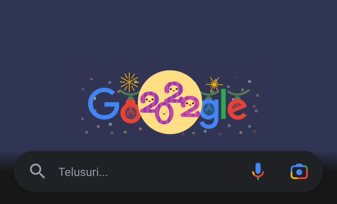 Google Turut Rayakan Tahun Baru Lewat Tampilan Doodle