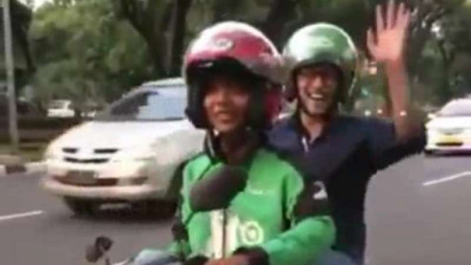Tahu Siapa Penumpangnya, Driver Gojek Ini Langsung Pucat