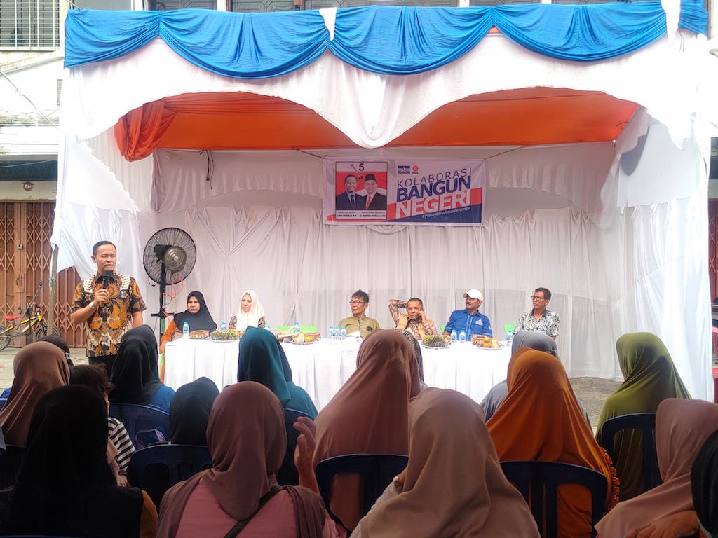 Agung Nugroho Temui Ratusan Pedagang di Sukaramai, Bahas Aspirasi dan Program Penataan Pasar