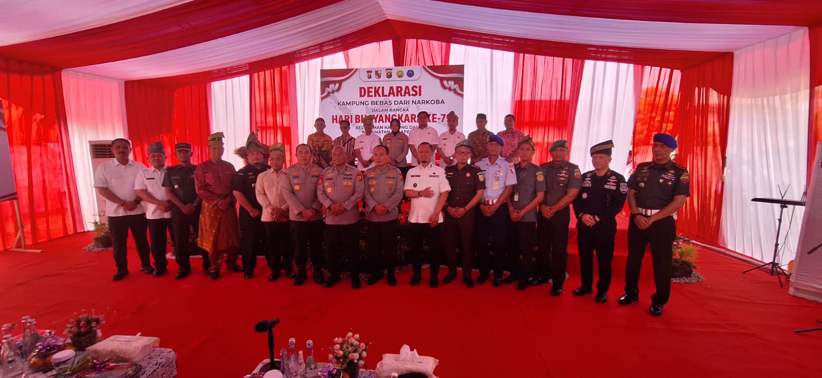 Dari Titik Hitam ke Cahaya Harapan, Kampung Dalam Pekanbaru Dideklarasikan Bebas Narkoba