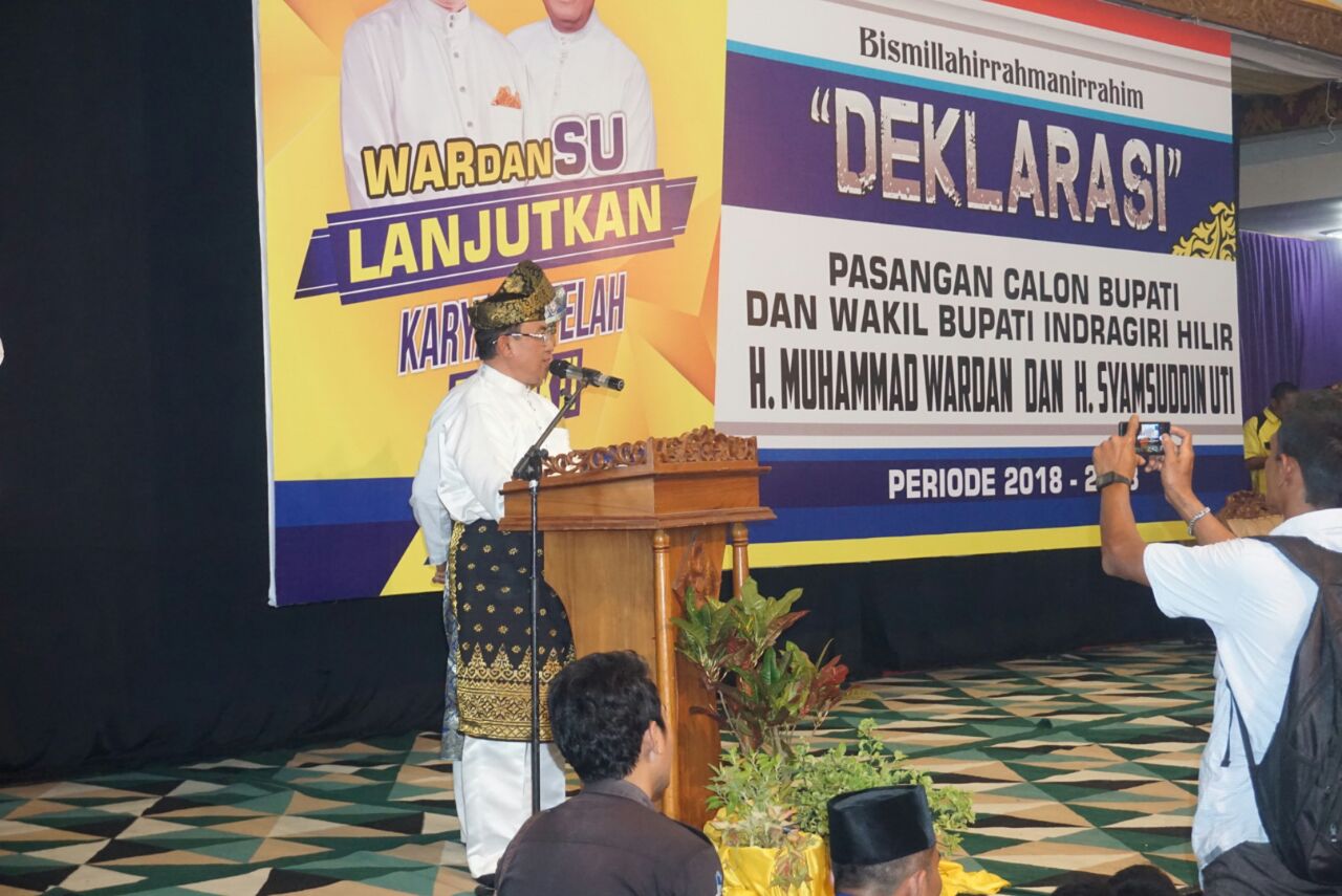 Empat Partai Resmi Deklarasikan Dukungan Kepada Wardan-Syamsuddin Uti