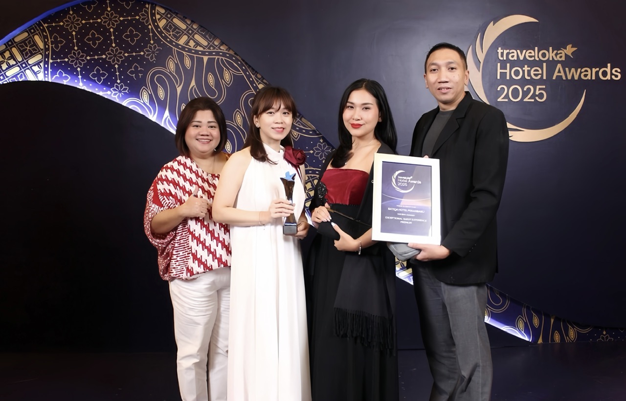 BATIQA Hotel Pekanbaru Raih Penghargaan Exceptional Guest Experience – Premium pada Traveloka Hotel Awards 2025