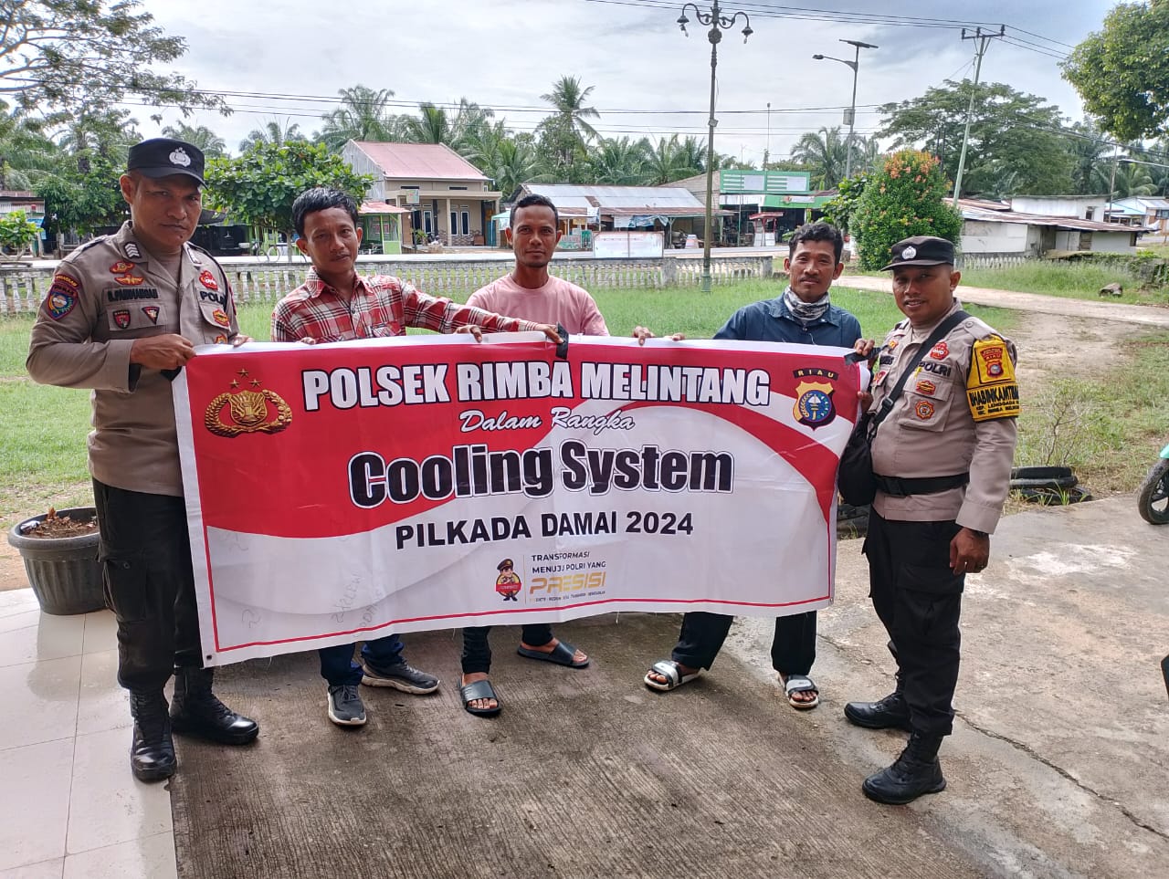 Kapolsek Rimba Melintang Ajak Masyarakat Jaga Kamtibmas Jelang Kampanye Akbar Pilkada Damai