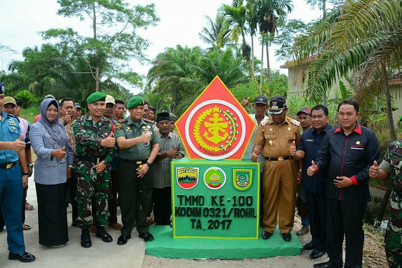 TMMD Bagan Siapi-api Ditutup, Danrem Edy Nasution : Hasilnya Maksimal