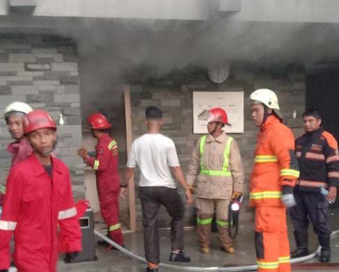 Ruangan Sauna Hotel Premiere Pekanbaru Terbakar