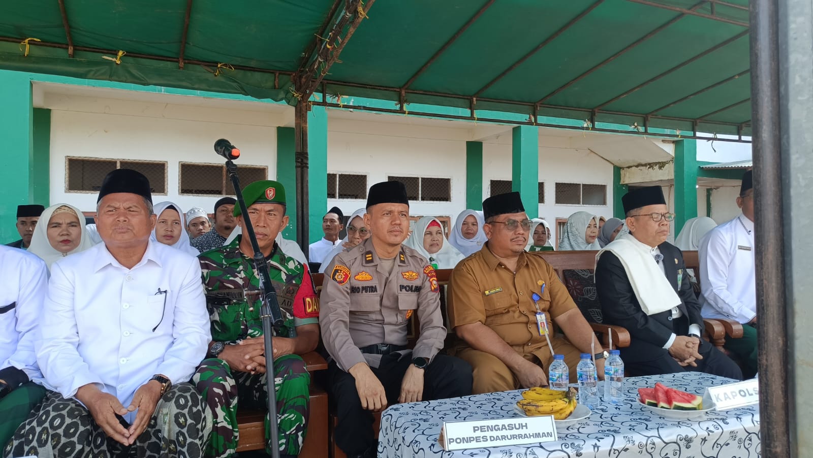 Polsek Ukui Perkuat Cooling System dalam Upacara Hari Santri Nasional