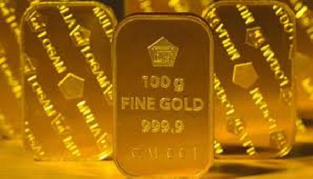 Harga emas meredup, turun Rp 2.000 ke posisi Rp 587.000/gram