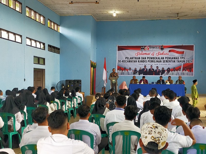 Pelantikan PTPS Kecamatan Kandis, Kapolsek Imbau Netralitas dan Keamanan Menjelang Pilkada 2024