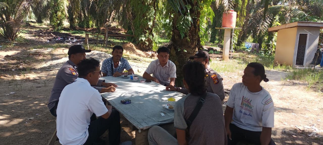 Polsek Rambah Samo Ajak Tokoh Masyarakat Jaga Keamanan dan Kondusivitas