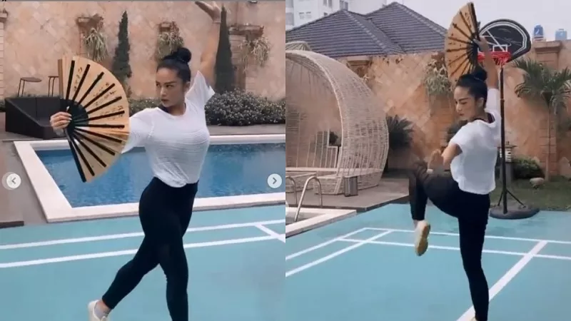 Intip Mimi KD Latihan Wushu Yuk!