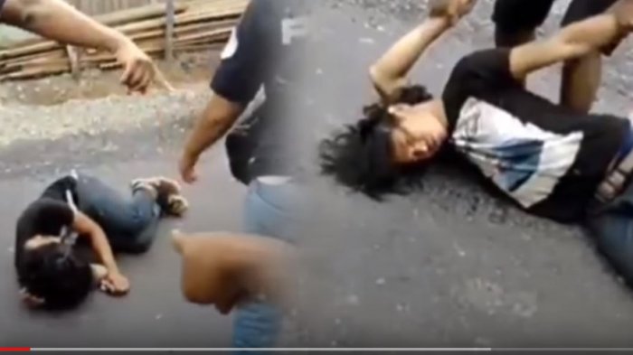 Video Begal Ngamuk Bacok Warga Pakai Golok di Sumbar, Akhirnya Ditembak di Tempat