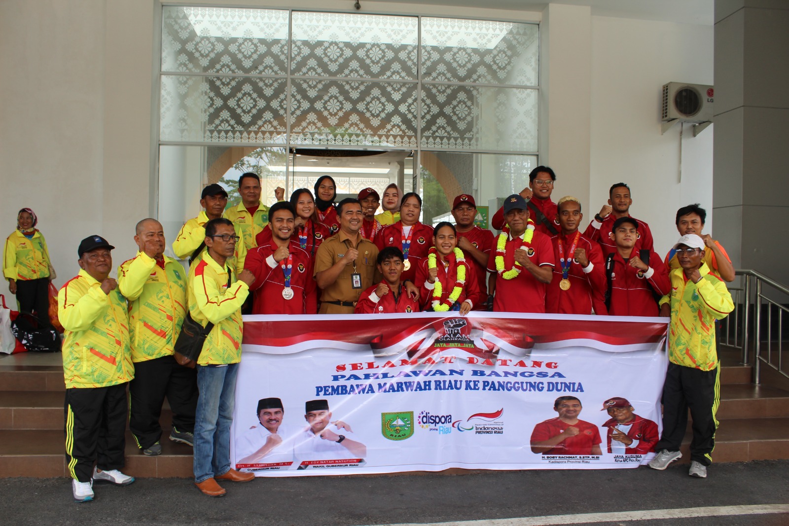 16 Atlet NPC Riau Disambut Usai Raih 18 Emas Asean Paragames di Kamboja