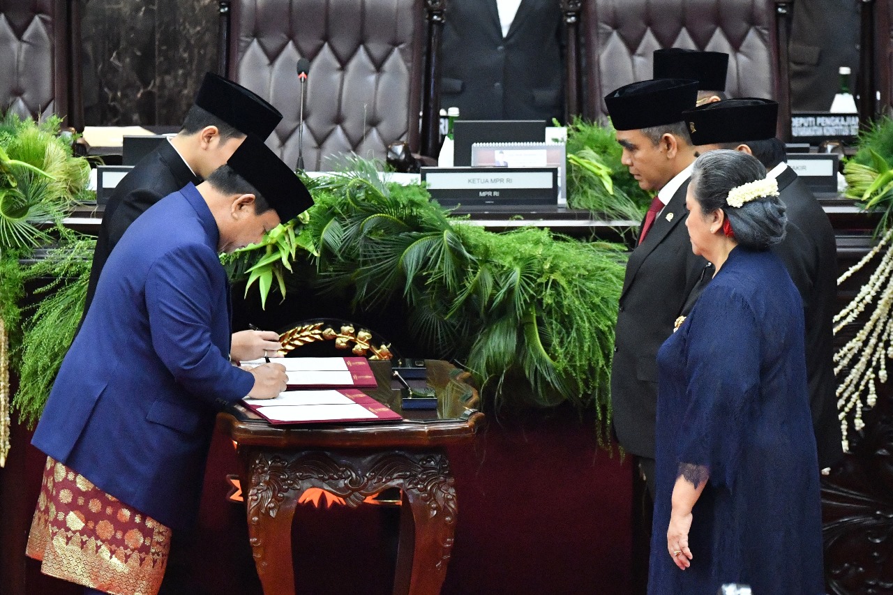 Prabowo-Gibran Resmi Jabat Presiden RI dan Wapres Masa Jabatan 2024-2029