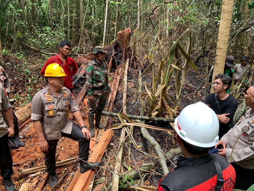 Kapolda Riau: Kayu Ditebang, Dibakar, lalu Jadi Kebun Sawit!