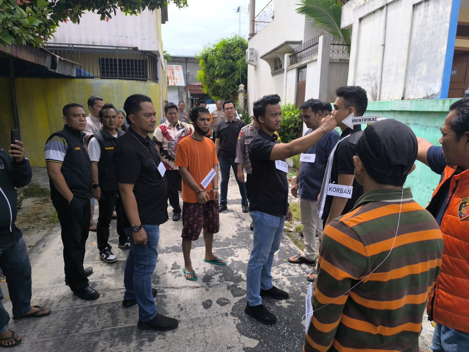 Rekonstruksi Pengeroyokan Satrio Wardhana di Pekanabru, Dua Tersangka Peragakan 8 Adegan