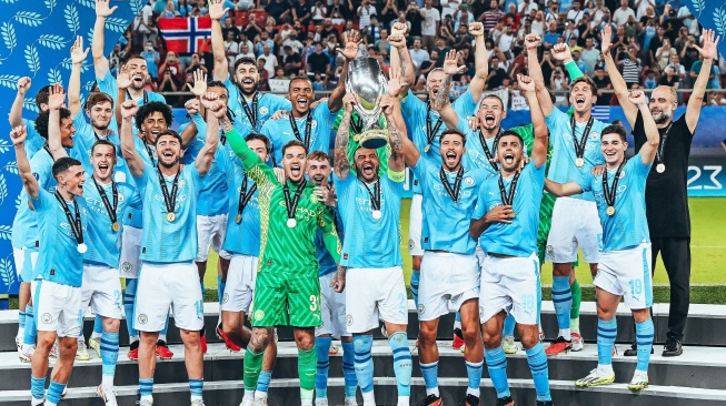 Drama Adu Penalti Lawan Sevilla, Manchester City Juara Super Eropa 2023