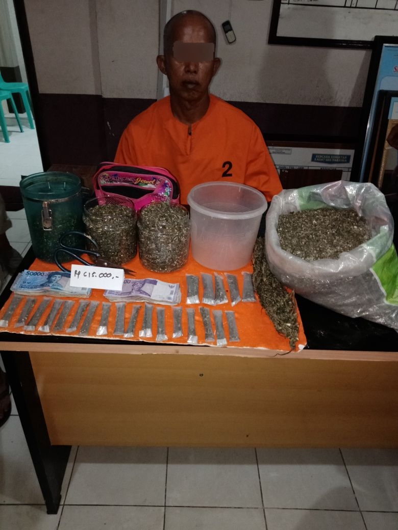 Tanam Ganja, Warga Inhil Diciduk Polisi