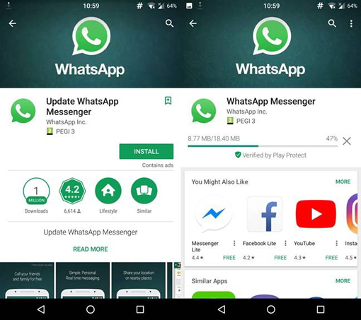 Wah ! Muncul WhatsApp Palsu, Google dan Sejuta Pengguna Tertipu