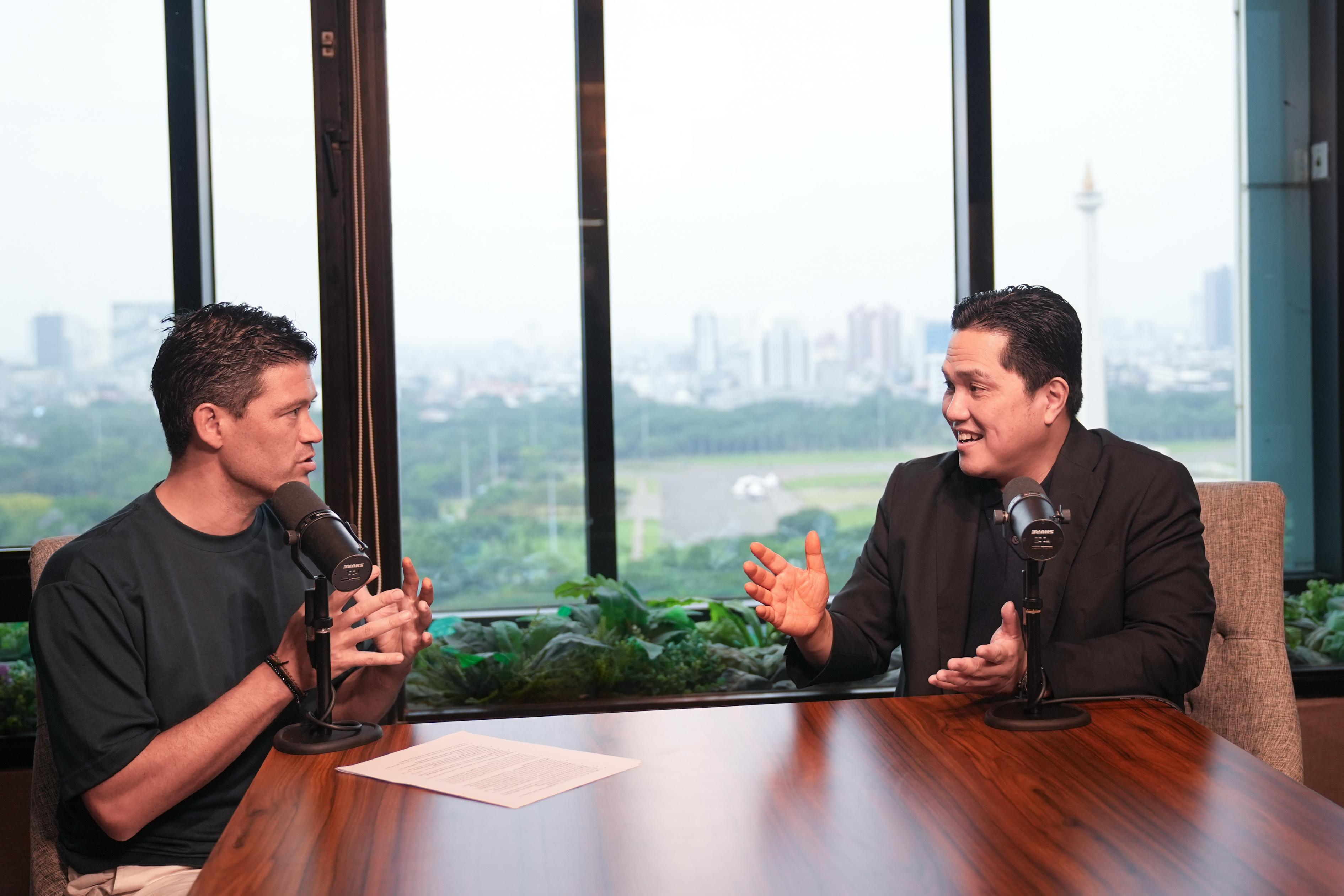 Optimis Tatap Laga Juni, Erick Thohir: Sepak Bola Itu Penuh Drama, Apa Pun Bisa Terjadi