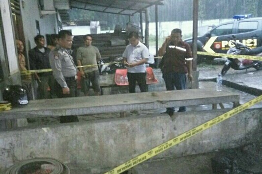 Ditemukan Granat Berkarat di Sirtu Perusahaan Kontrulsi di Siak Hulu, Kampar