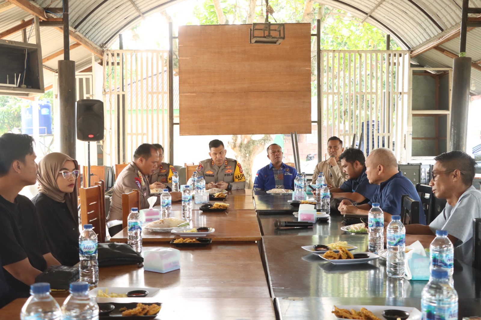 Kapolres Inhu Sosialisasi LJP,  Kolaborasi Wujudkan Pilkada Damai