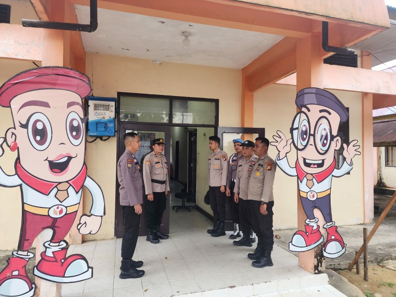 Polres Kuansing Tingkatkan Pengamanan di Kantor Bawaslu untuk Pilkada 2024