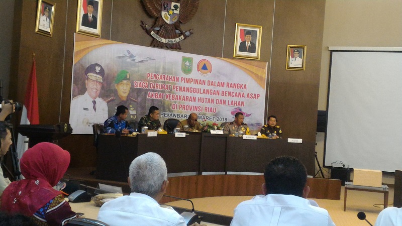 Danrem  :  90 Persen Karhutla di Riau Karena Dibakar