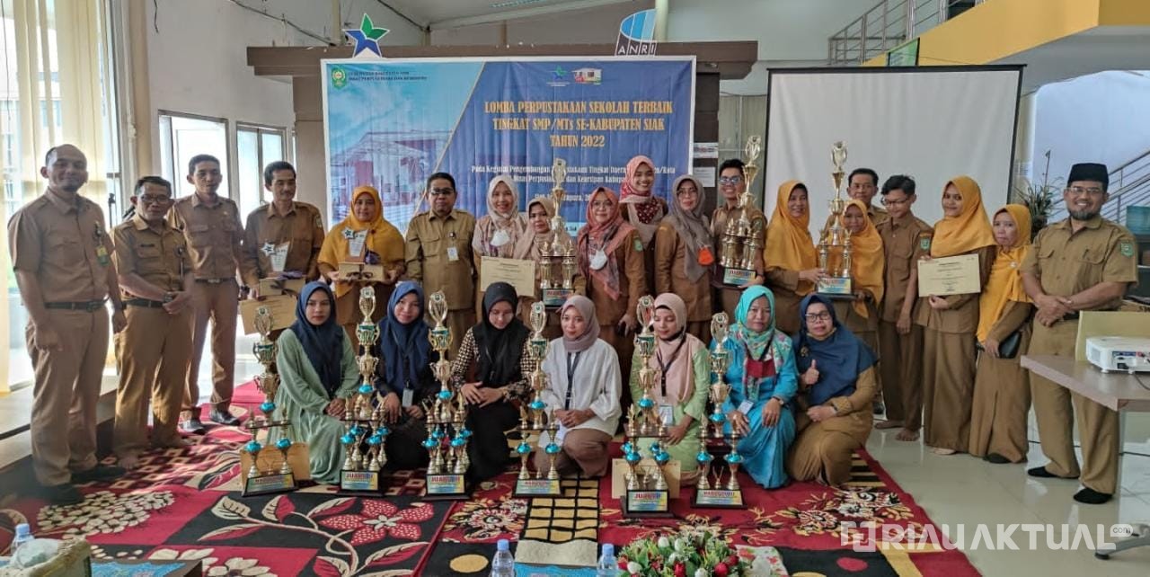 Dinas Perpustakaan Siak Adakan Lomba Tingkat SMP Pertama di Provinsi Riau, Ini Juaranya