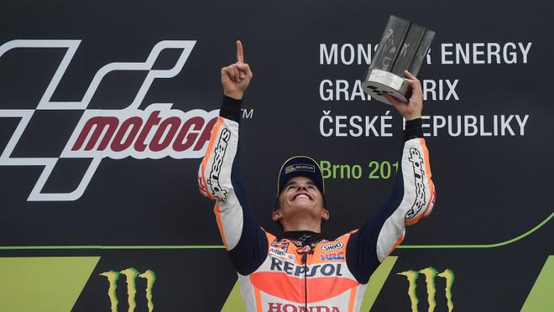 Ada Salah Pilih Ban di Balik Kemenangan Marquez