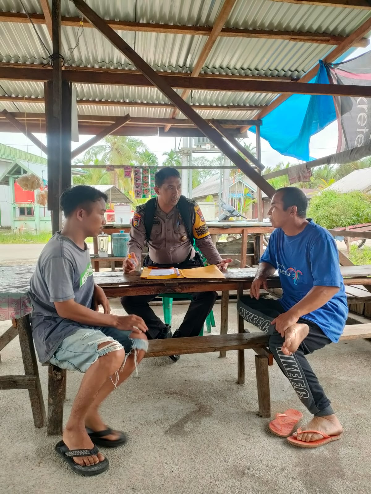 Polsek Batang Tuaka Cooling System Ciptakan Pemilu Damai 2024 Bebas Hoax