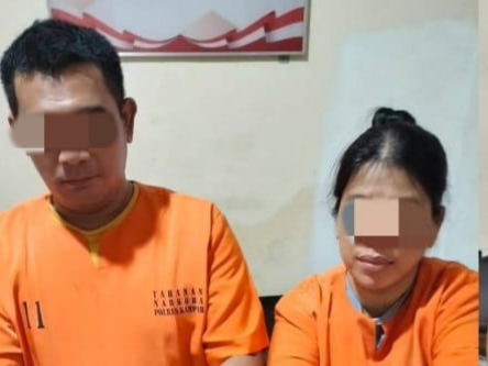 Pasutri di Kampar Kompak Jualan Narkoba Berakhir di Bui