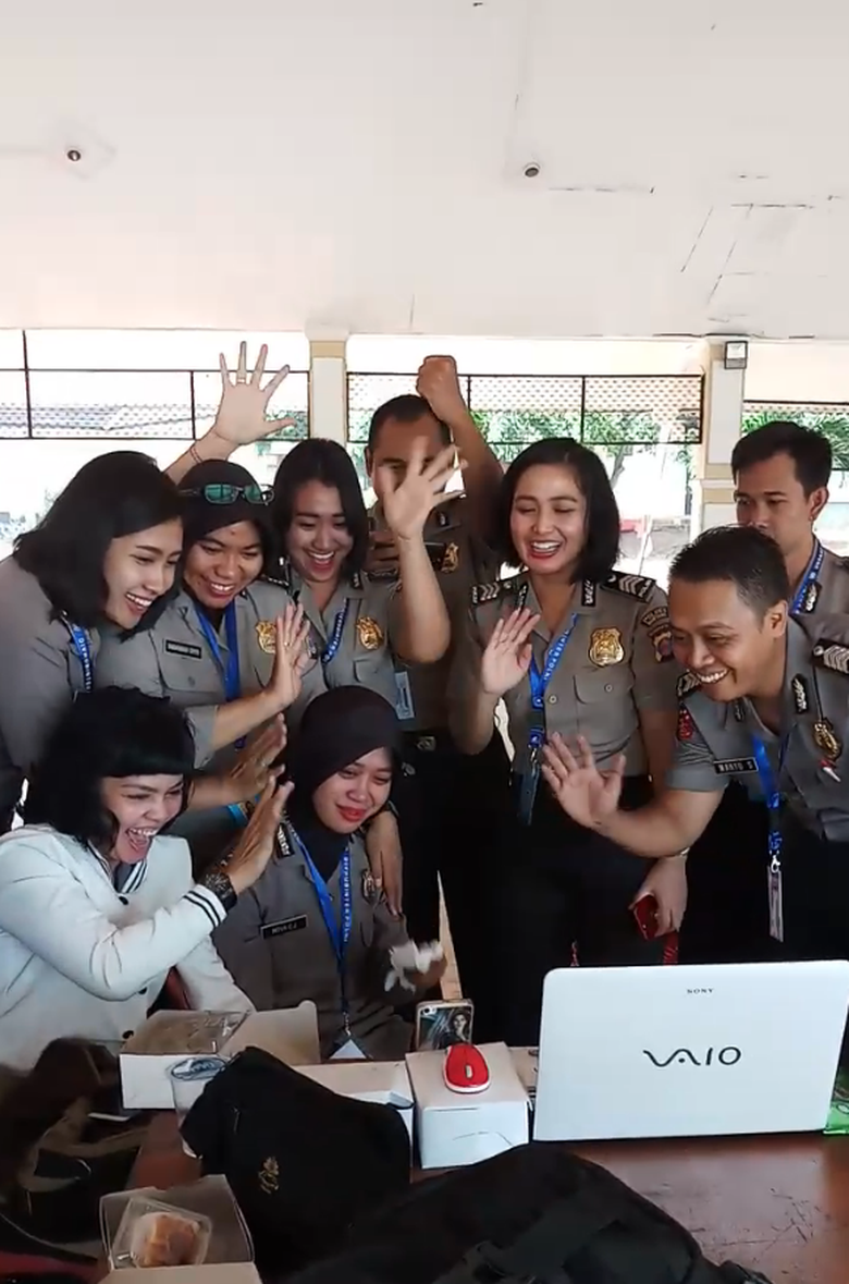 Briptu Nova Ijab Kabul Lewat Video Call Karena Harus Seleksi Polisi PBB