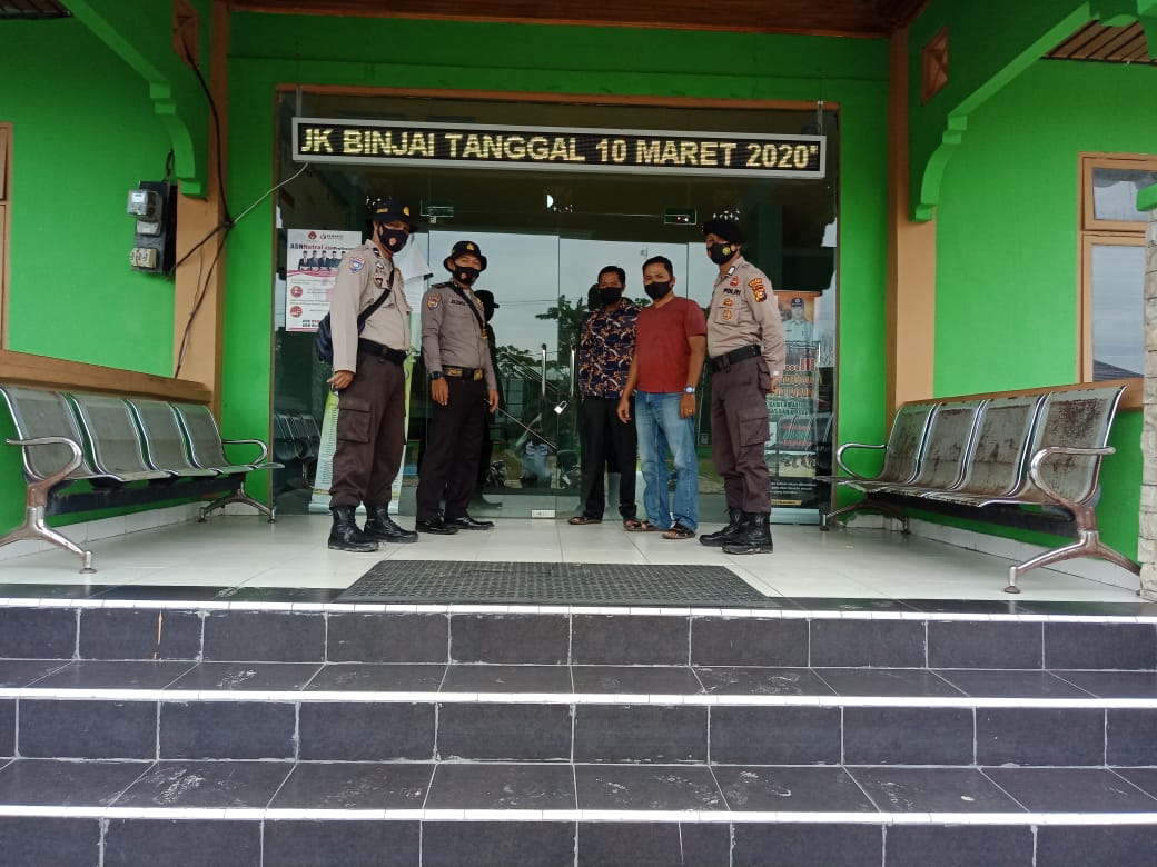 Dimasa AKB, Polsek Teluk Meranti Sasar Perlengkapan Protokol Kesehatan di Kantor Pemerintahan