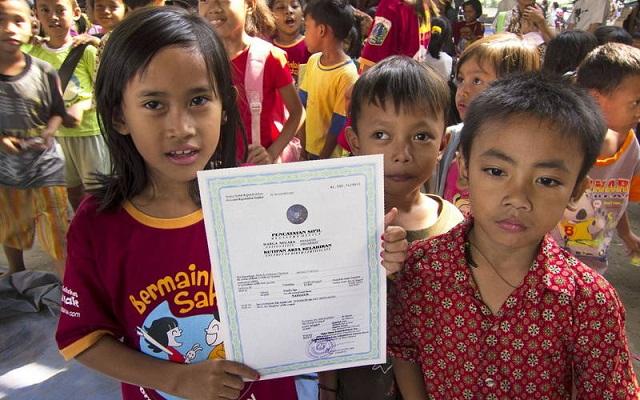 18,27 Juta Anak Indonesia tak Punya Akta Kelahiran