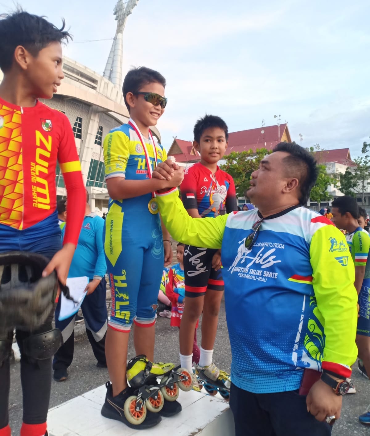 Hils Pekanbaru Raih Podium Pertama Pada Event Sepatu Roda Asep Ruhiat Cup