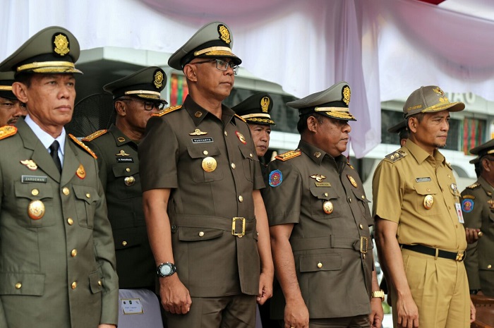 HUT Satpol PP ke 68 Dan Satlinmas ke 56, Pj Bupati Inhil Minta Personel Jaga Netralitas Pilkada