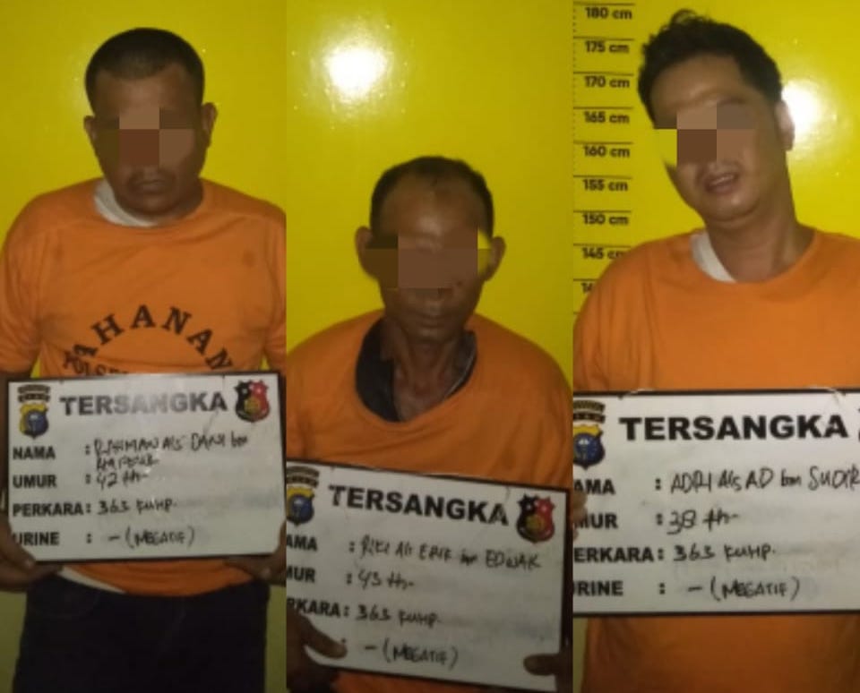 Polsek Tampan Kembali Gulung Komplotan Pencurian Modus Ganjal ATM di Pekanbaru