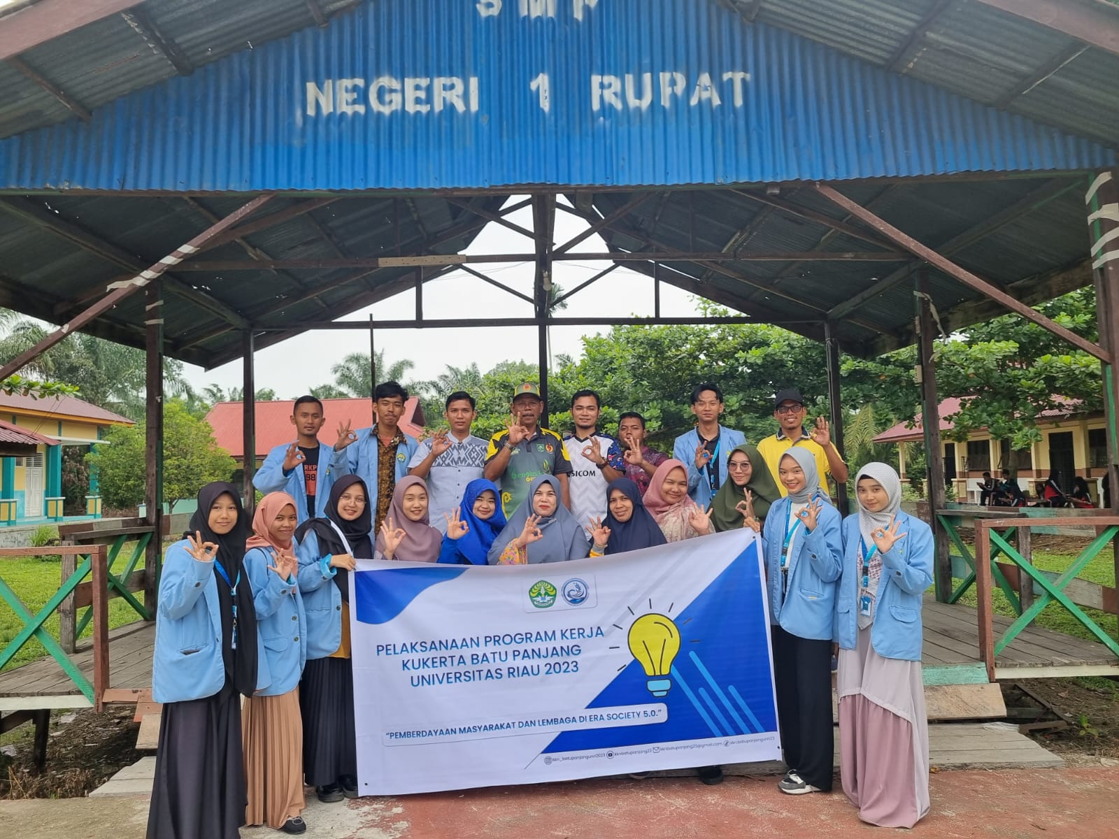Mahasiswa KUKERTA Universitas Riau Sosialisasikan Peran Digitalisasi dalam Pembelajaran