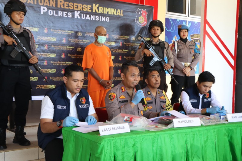 Pelaku Pembunuhan di Cerenti Kuansing Ditangkap Setelah Lima Hari Buron