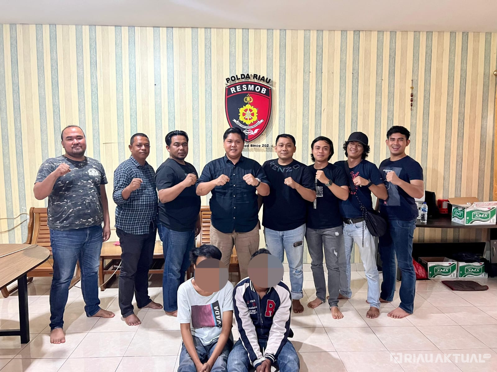 Komplotan Jambret 32 TKP Dibekuk Tim Resmob Jatanras Polda Riau