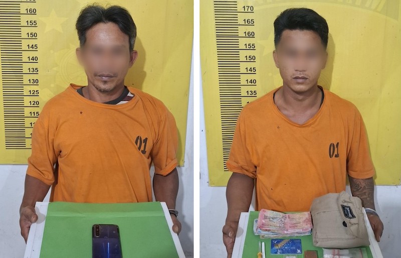 Polsek Batang Gansal Bongkar Markas Narkoba di Samping Ponpes, Dua Pelaku Ditangkap