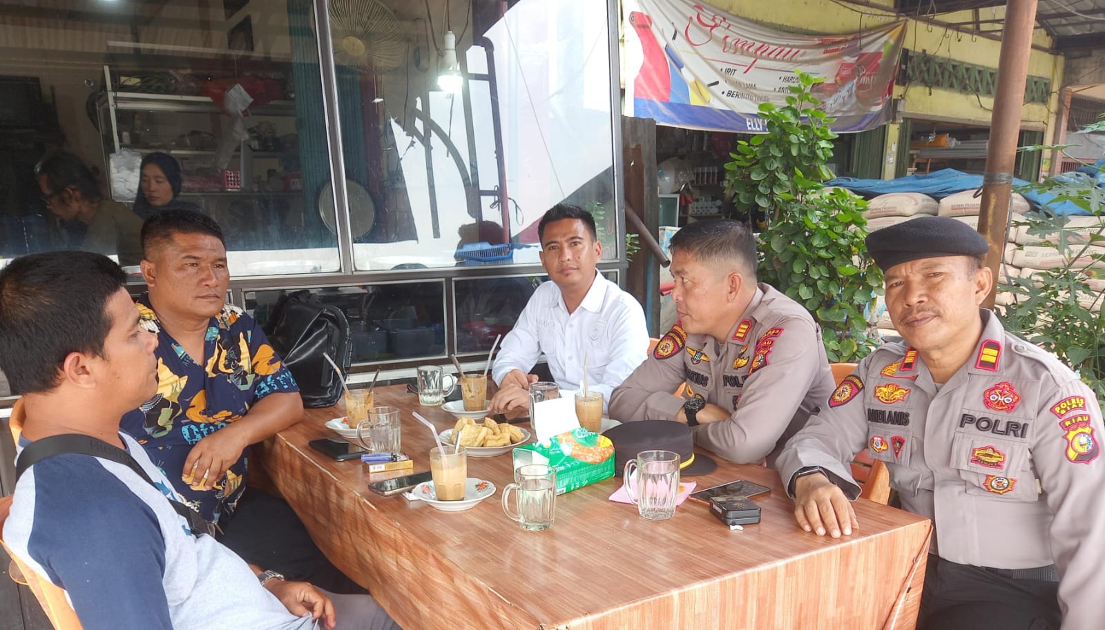 Jaga Kondusivitas Pasca Pilkada 2024, Polsek Minas Gencarkan Sosialisasi kepada Warga