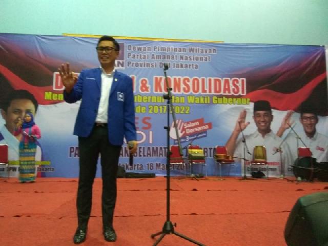 Ini Lho Alasan PAN Deklarasikan Dukungan ke Anies-Sandi di Jakarta Utara