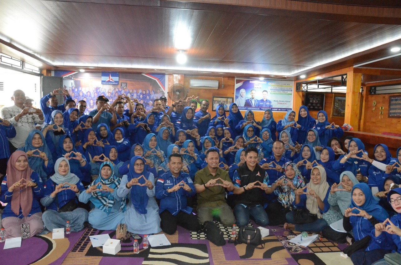 Demokrat Pekanbaru Perkuat Konsolidasi di Tuah Madani, Agung Nugroho dan Azwendi Serukan Kekompakan Kader