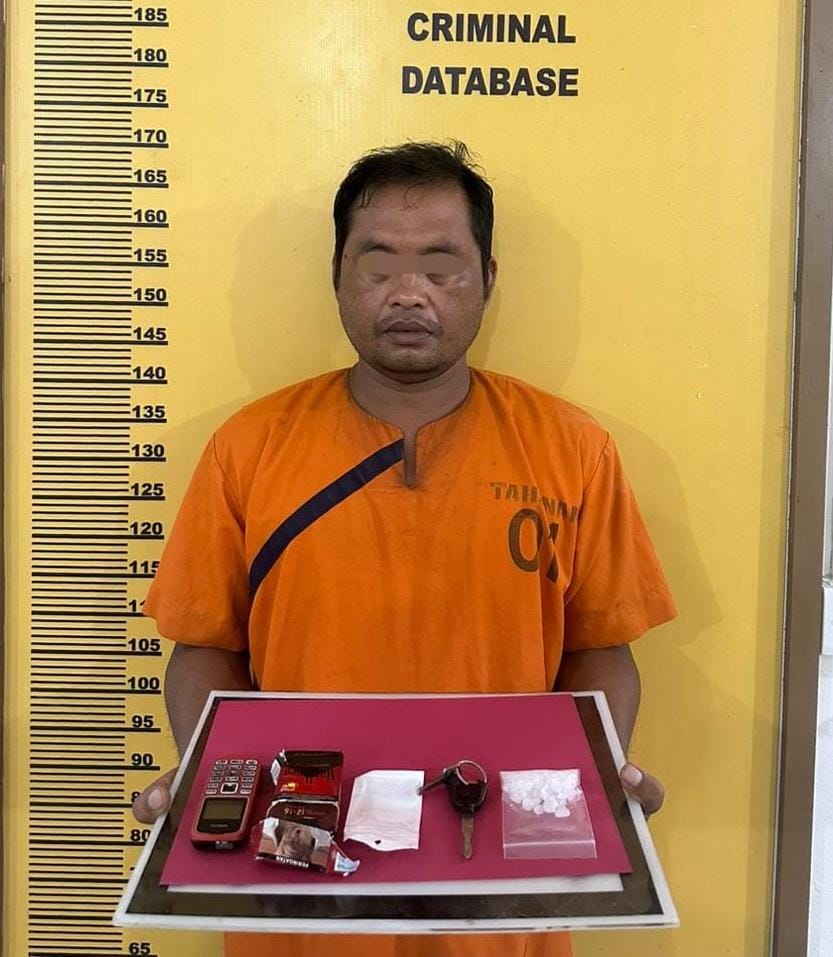Polisi Tangkap Pengedar Sabu di Pinggir Jalan Lintas Timur, Identitas Pemasok Dikantongi