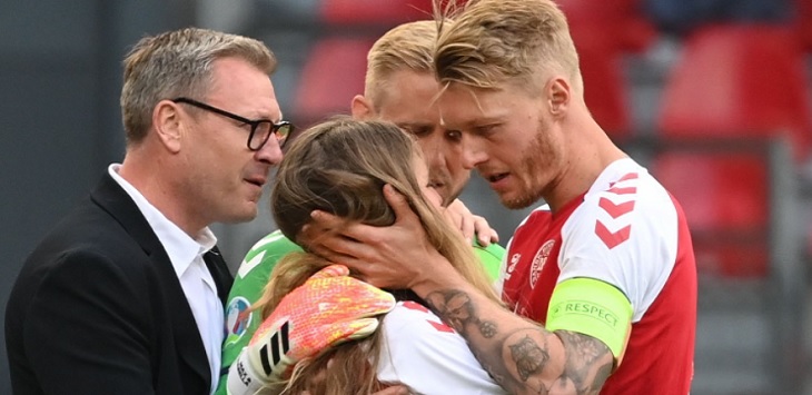 3 Hal Luar Biasa Dilakukan Kapten Denmark, Termasuk Menenangkan Istri Eriksen